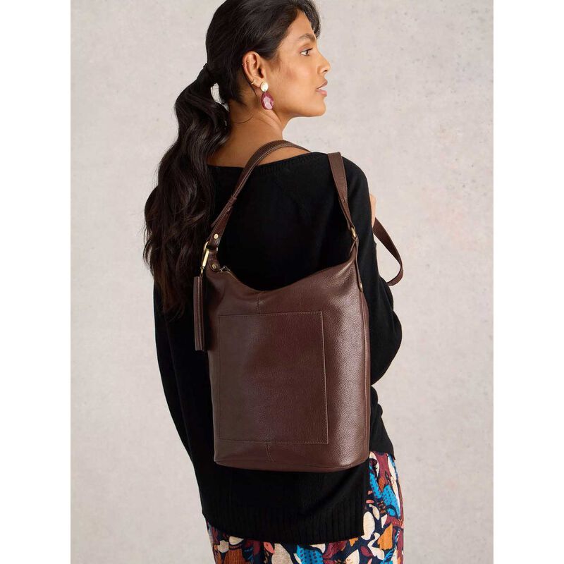 White Stuff Fern Leather Crossbody image number 5